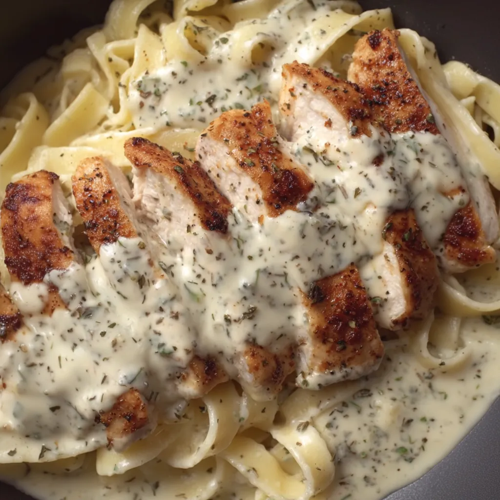 Lemon Garlic Chicken Alfredo