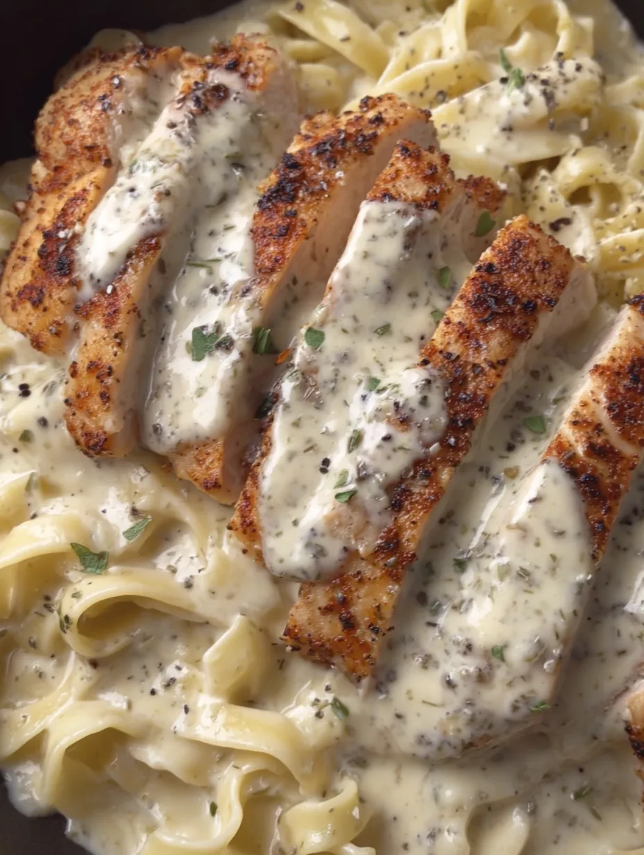 Lemon Garlic Chicken Alfredo
