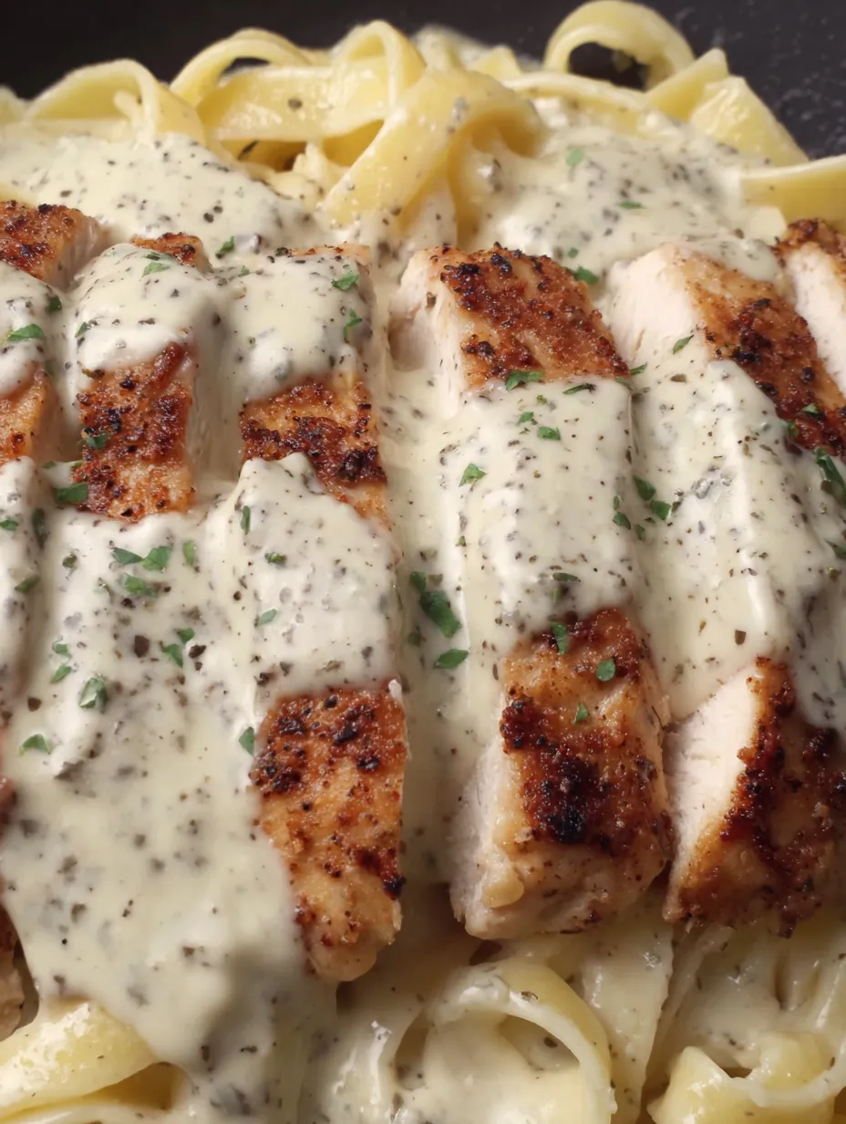 Lemon Garlic Chicken Alfredo
