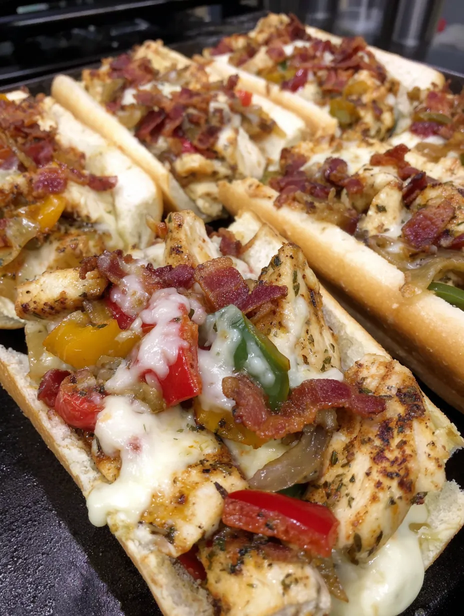 Chicken Bacon Ranch Subs