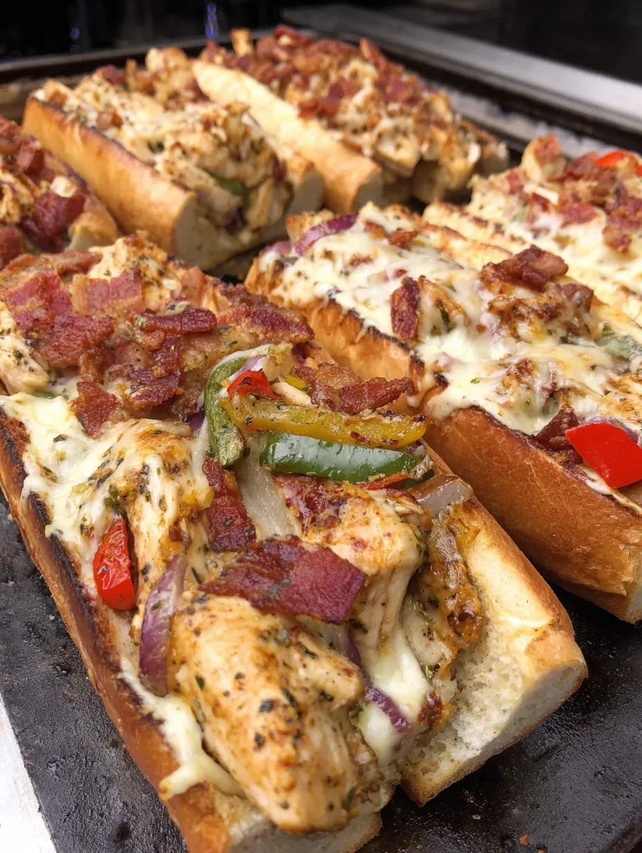 Chicken Bacon Ranch Subs