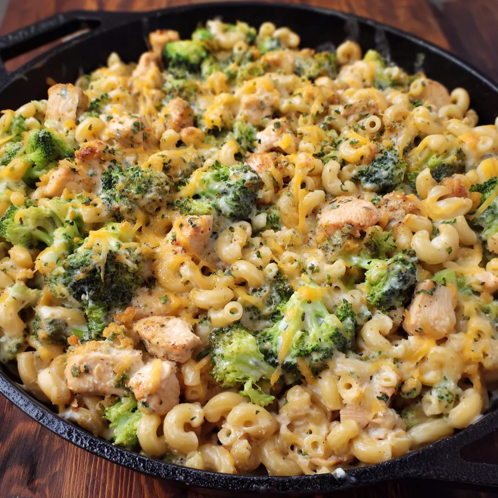 Cheesy Chicken Broccoli Mac