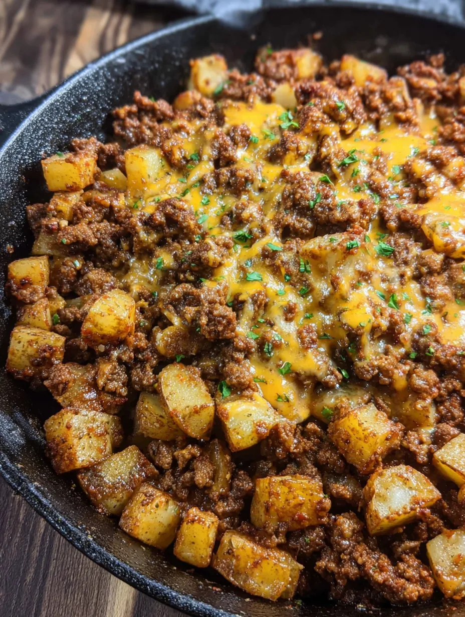 Sloppy Joe Potato Skillet