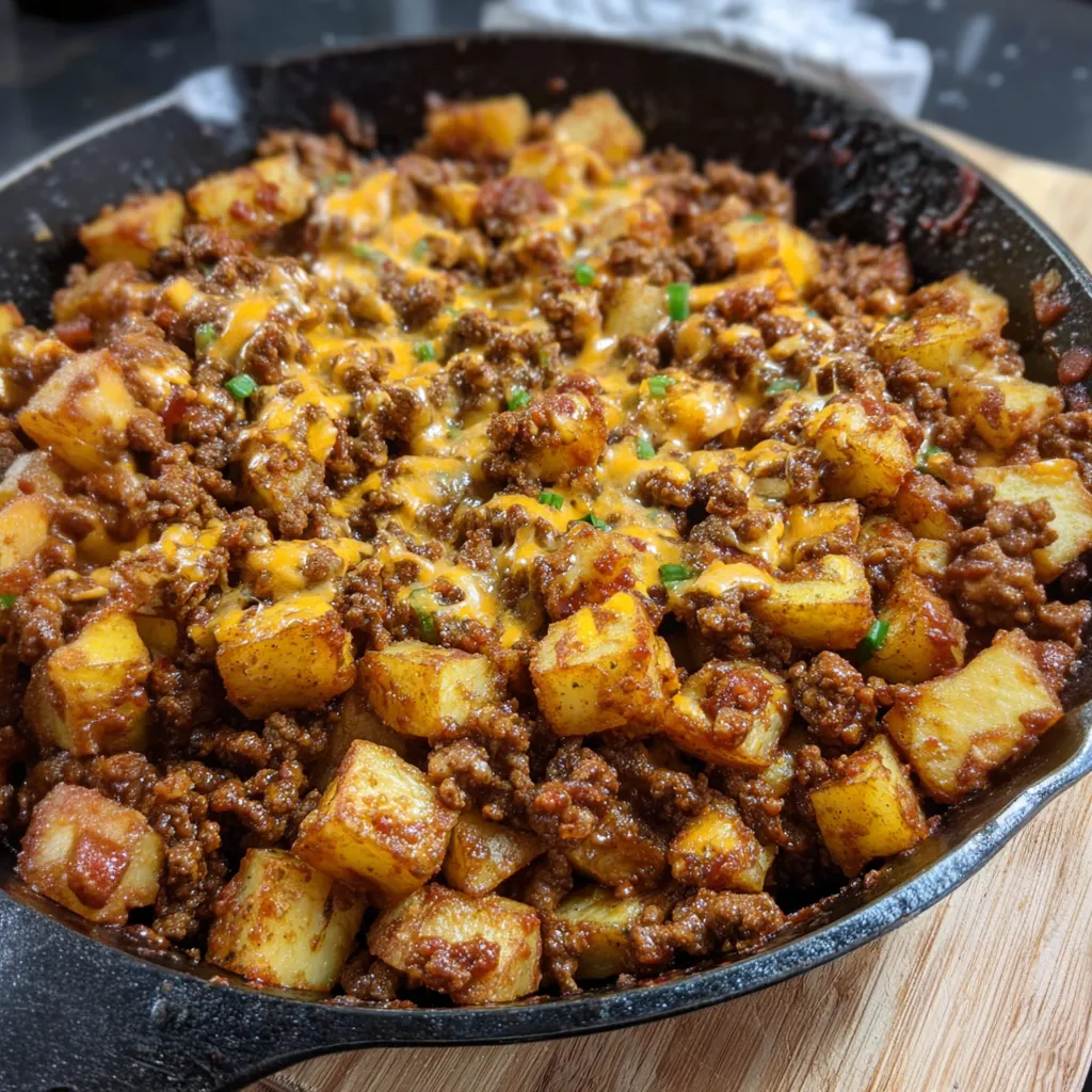 Sloppy Joe Potato Skillet