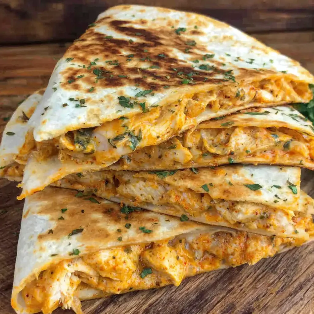 Chipotle Ranch Chicken Quesadillas