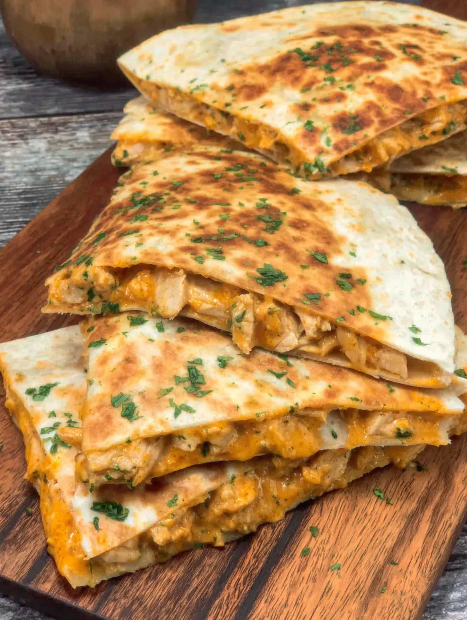 Chipotle Ranch Chicken Quesadillas