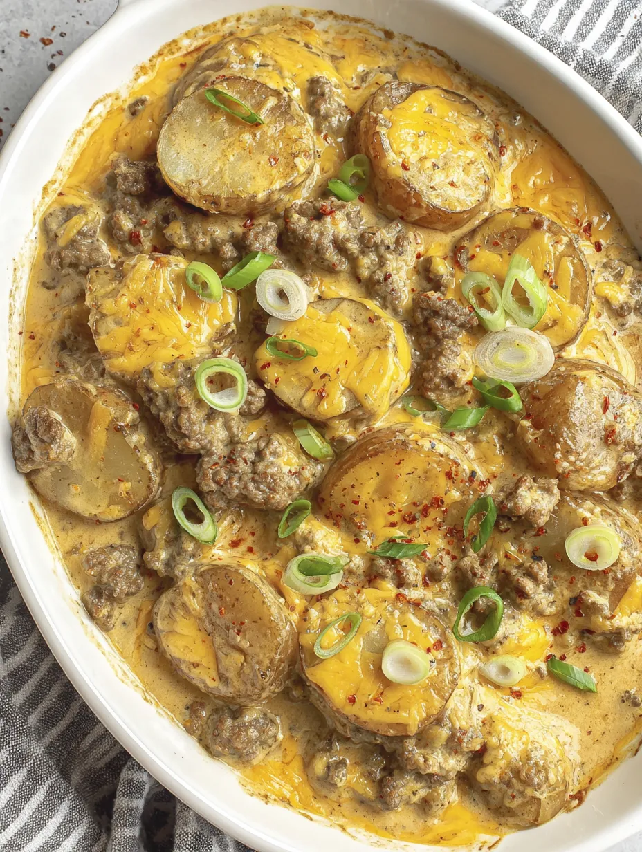 Hamburger Potato Casserole