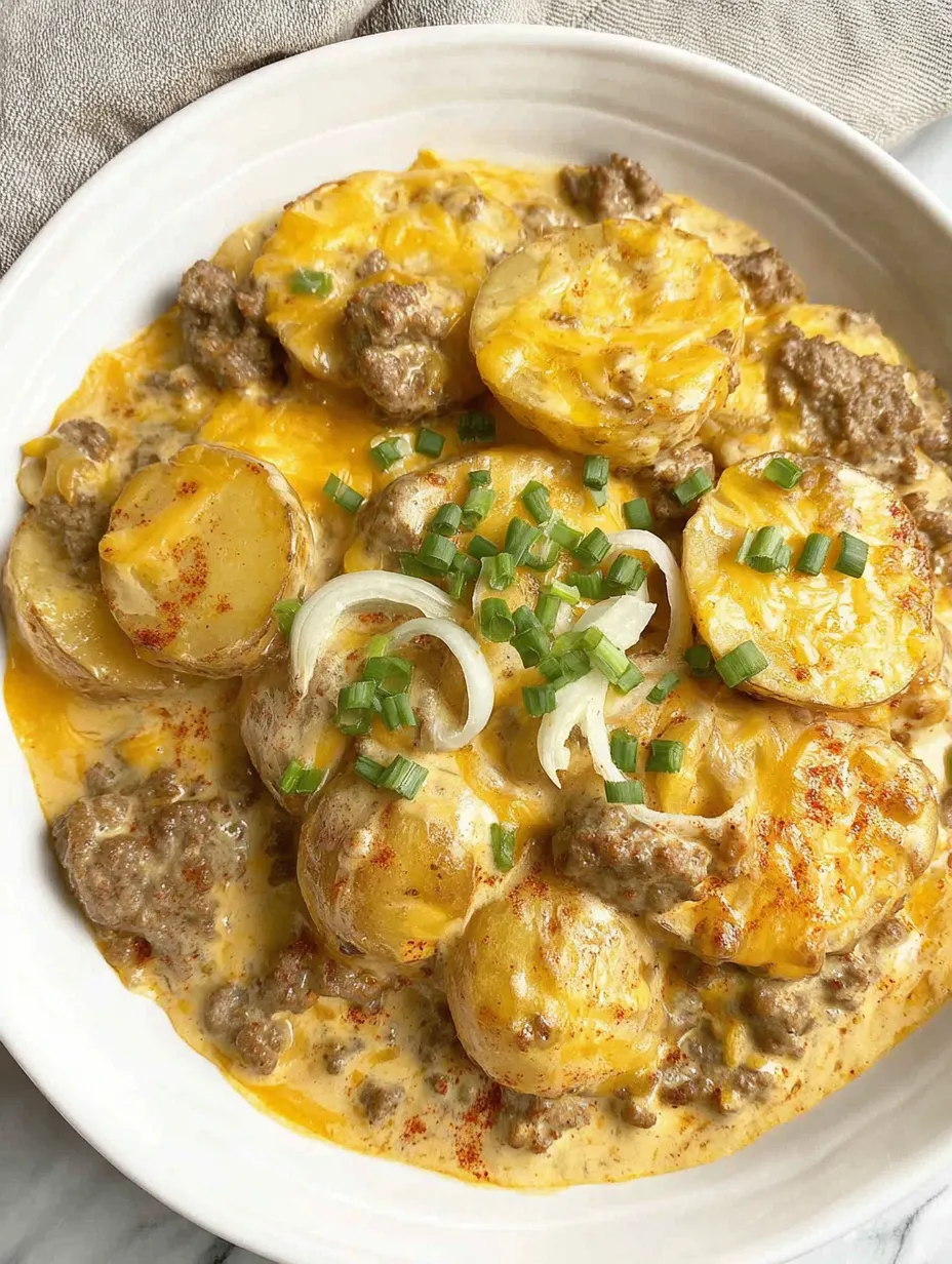 Hamburger Potato Casserole