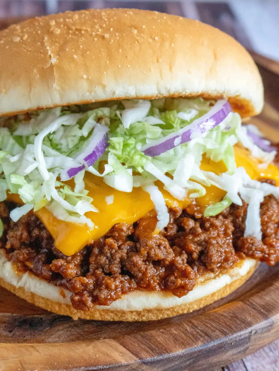 Taco Bell Copycat Big Bell Beefer Sandwich Recipe