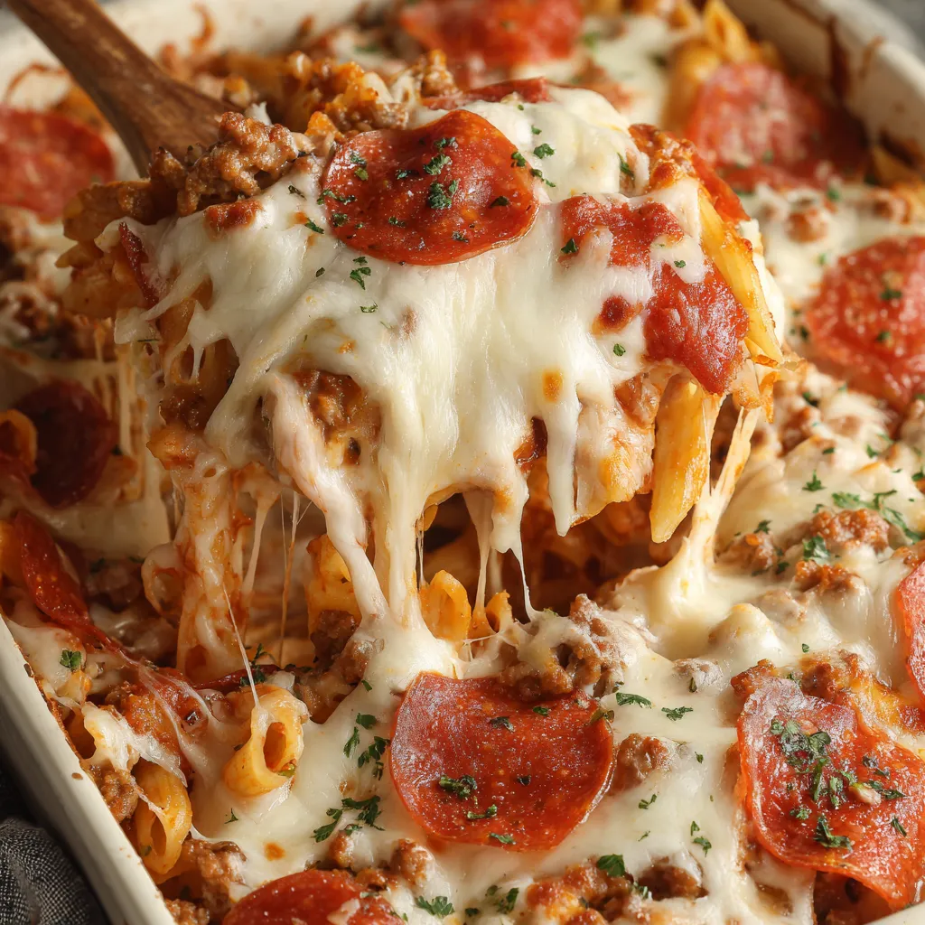 Pizza Casserole With Italian Sausage