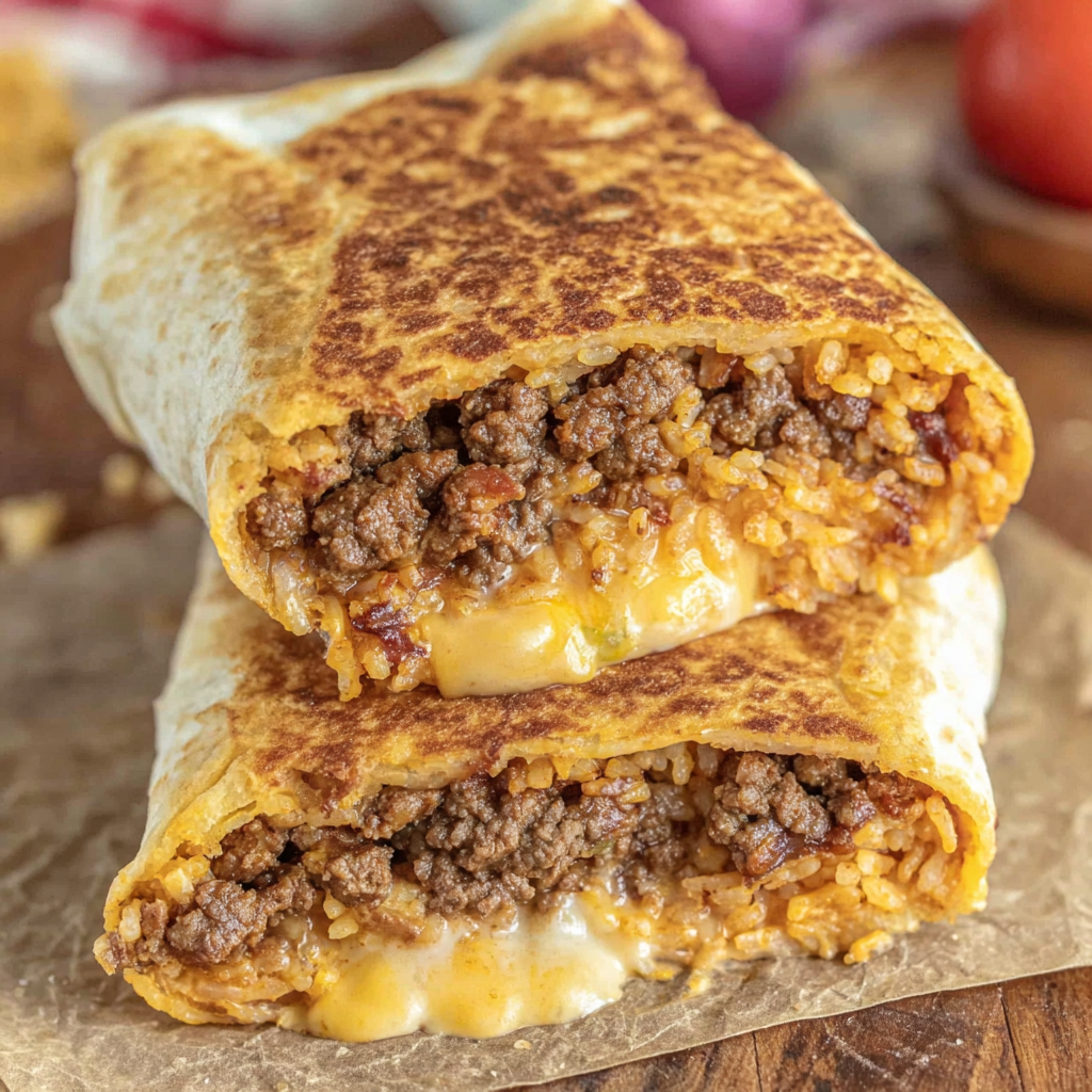 Grilled Cheese Burrito (Taco Bell Copycat Recipe)