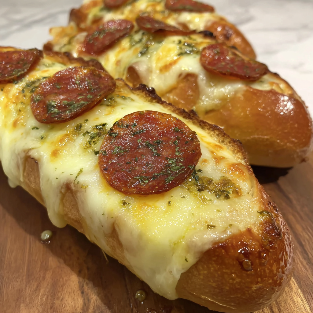 cheesy pizza bread