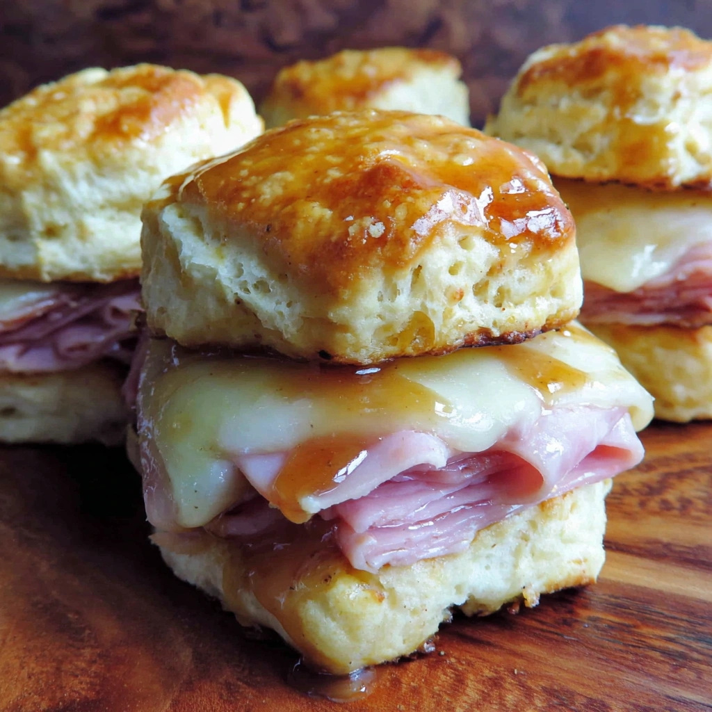Honey Ham Biscuit Sliders