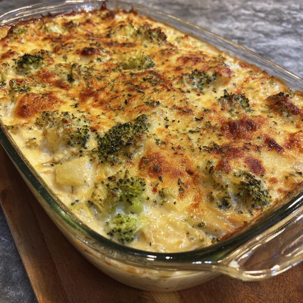 Chicken Broccoli Potato Casserole