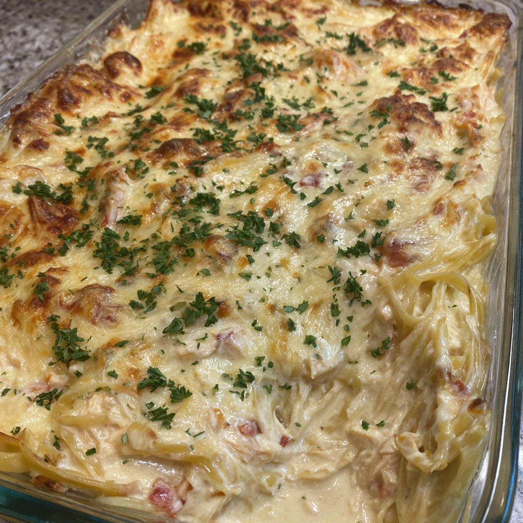 Chicken Spaghetti Lasagna