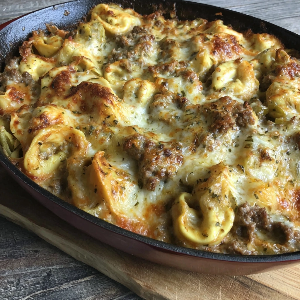 Creamy Tortellini Bake
