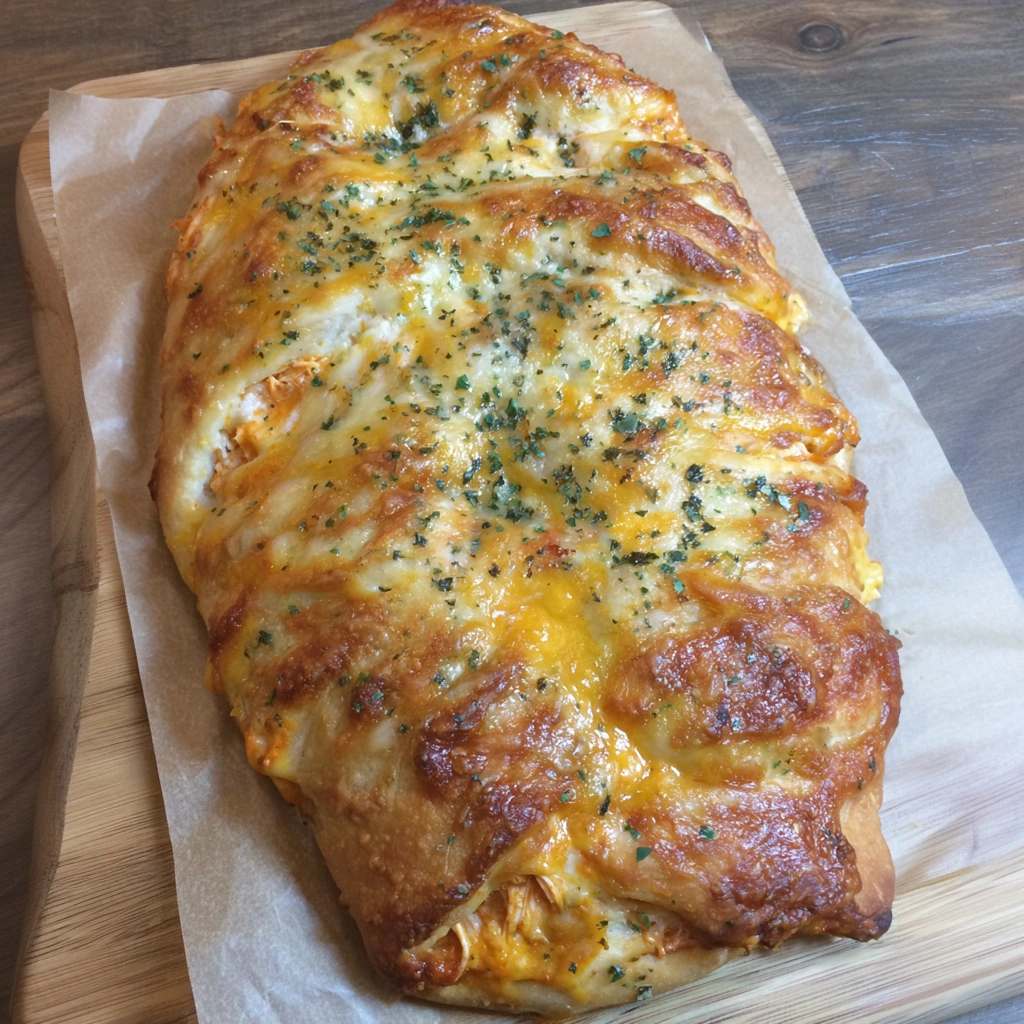 Buffalo Chicken Stromboli