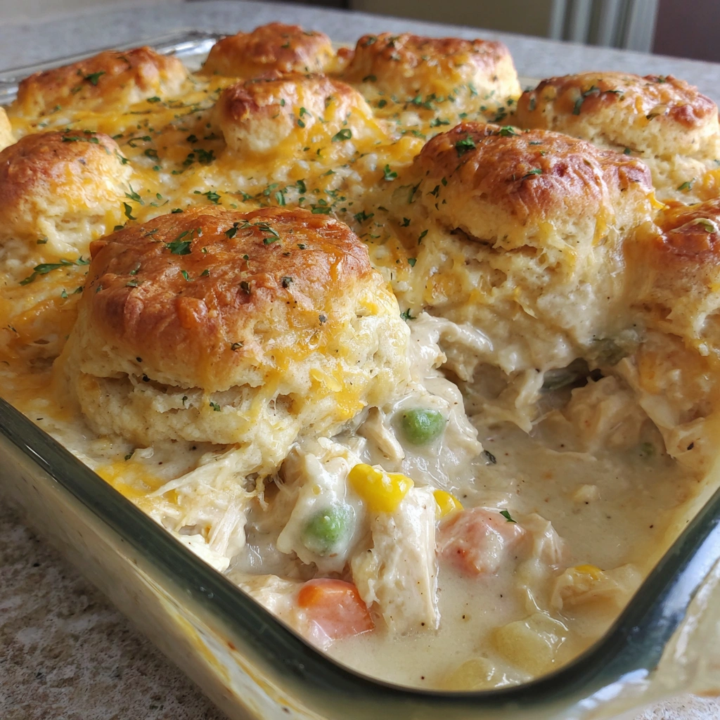 Cheddar Bay Chicken Pot Pie