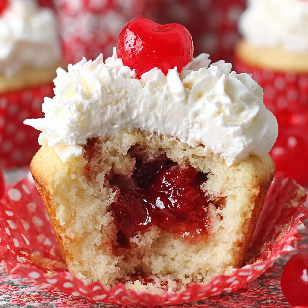 Cupcakes with Cherry