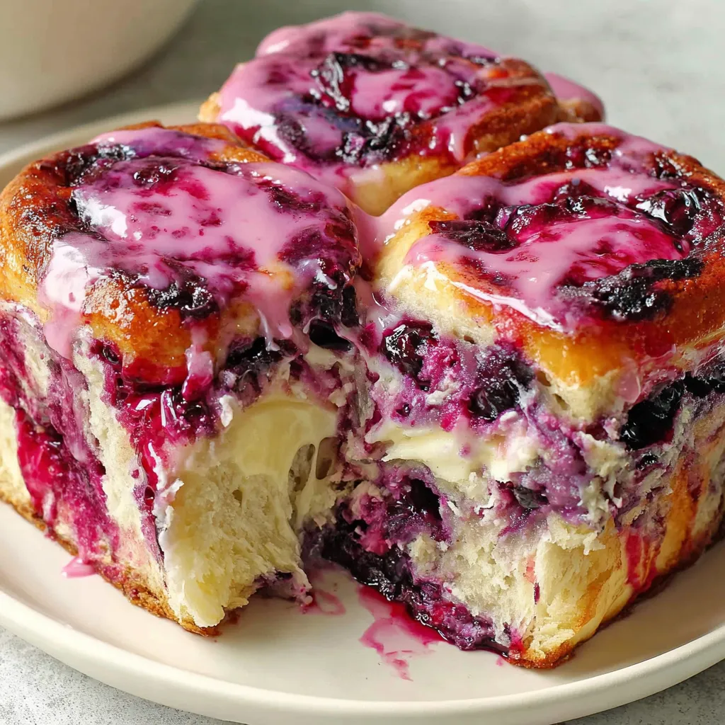 Blueberry Sweet Rolls
