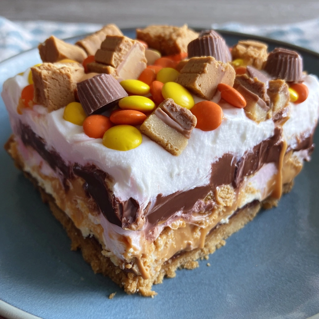 Chocolate Peanut Butter Lasagna