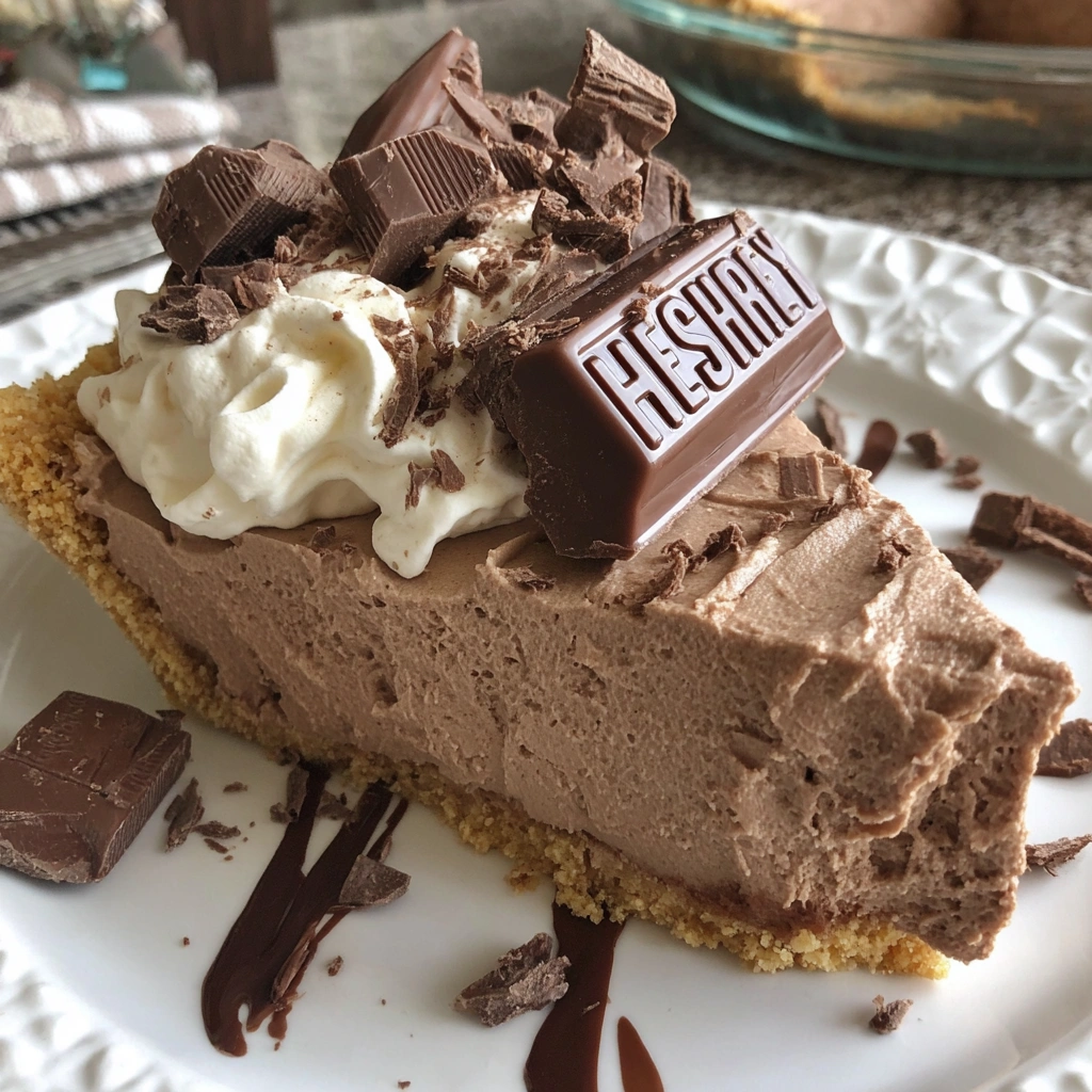 3 Ingredient No-Bake Hershey's Pie