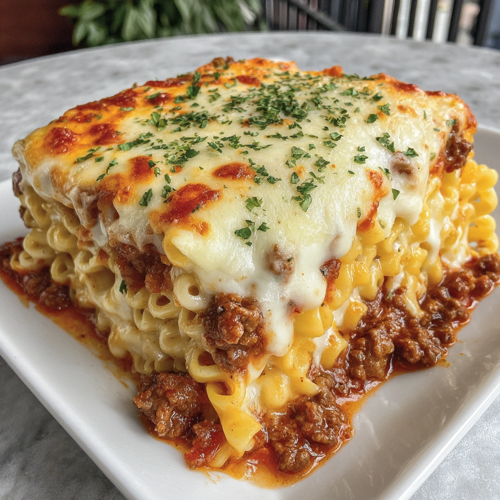 Mac and Cheese Lasagna