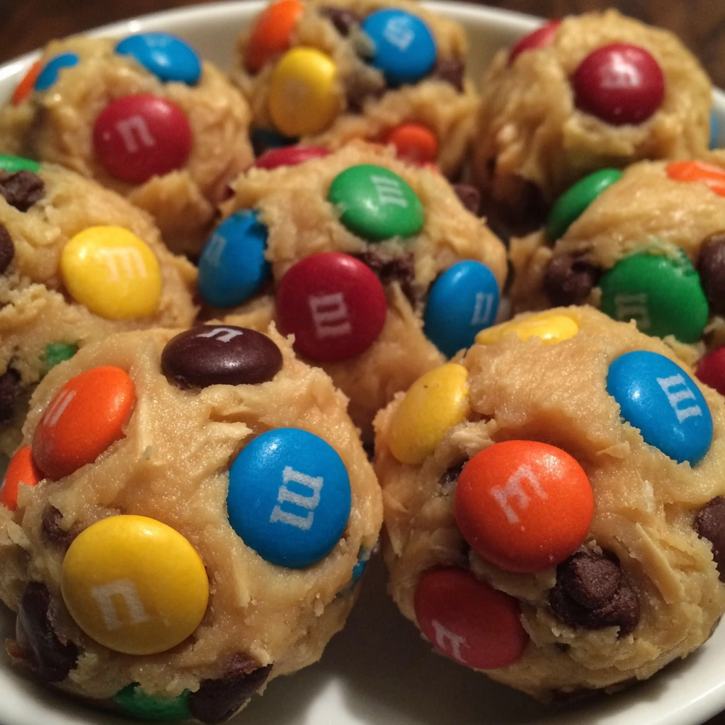 Monster Cookie Dough Balls