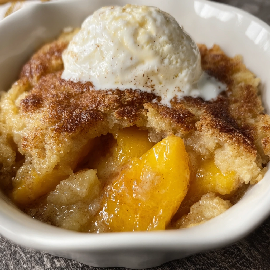 Southern Style Peach Cobbler