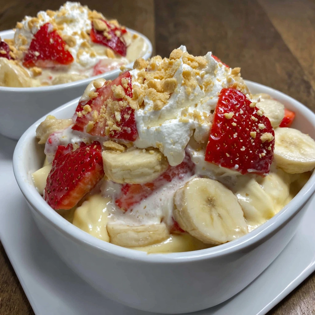Strawberry Banana Pudding