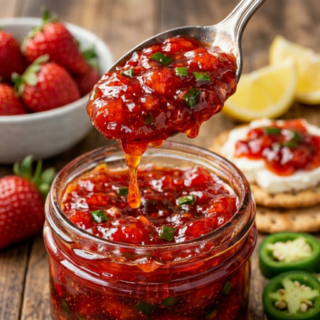 Sweet Heat Strawberry Jalapeño Jam