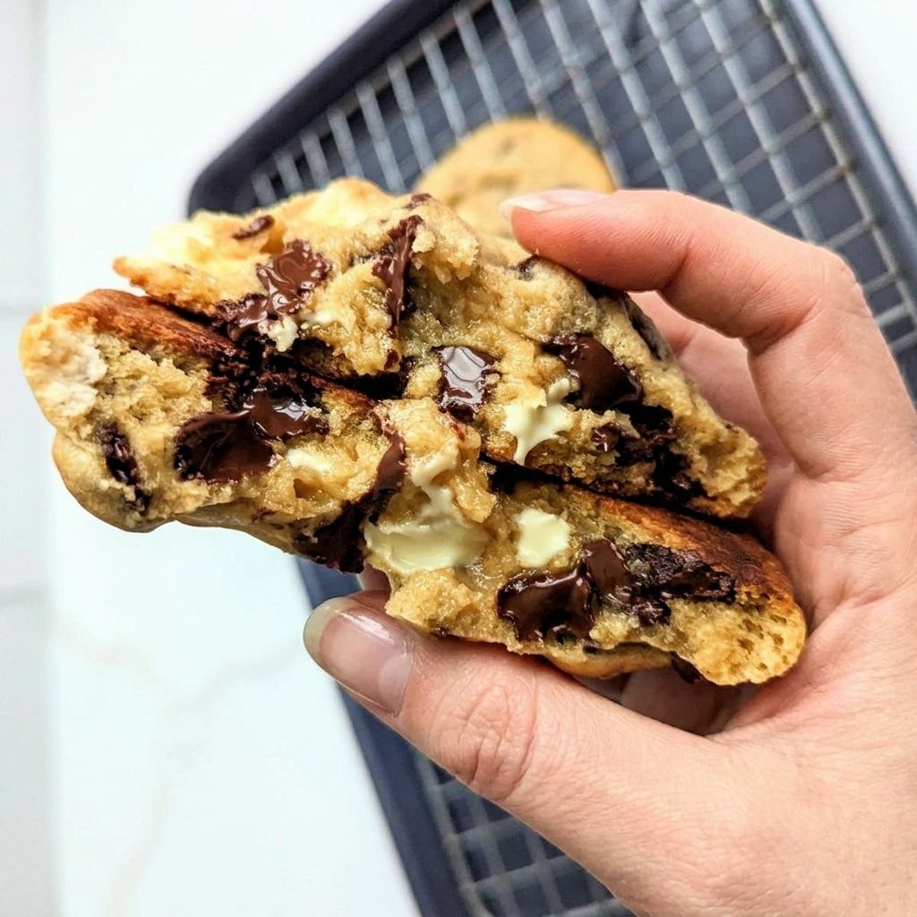 Triple Chocolate Chip Cookies