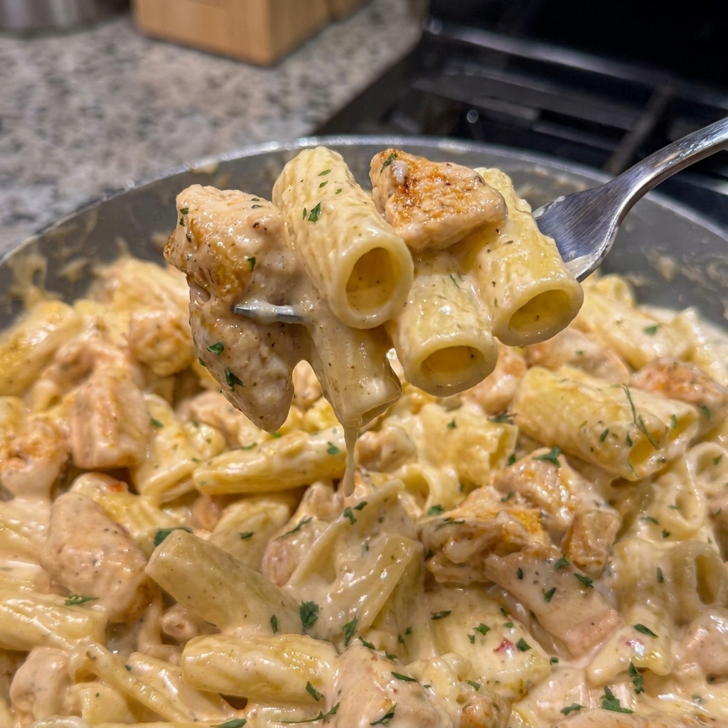 Garlic Parmesan Chicken Pasta