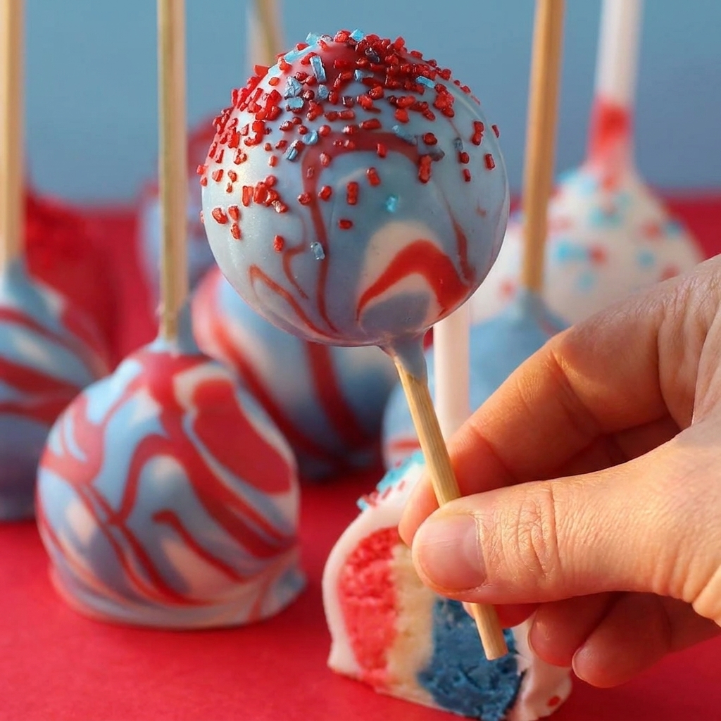 4th of July Cake Pops