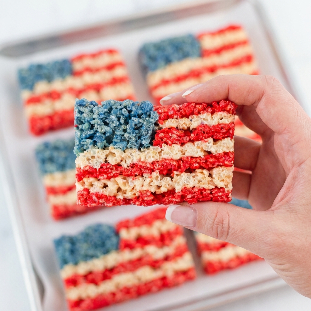 4th of July Rice Krispie Treats
