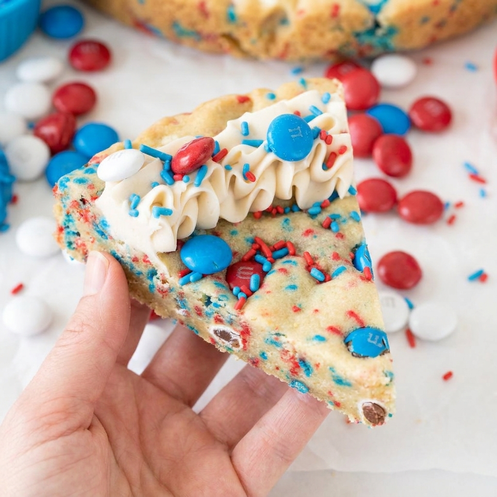 Fireworks Sugar Cookie Cake