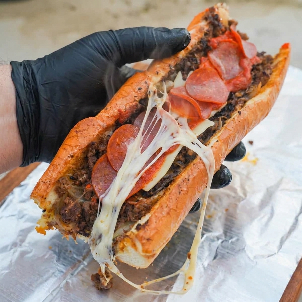 Pizza Cheesesteak