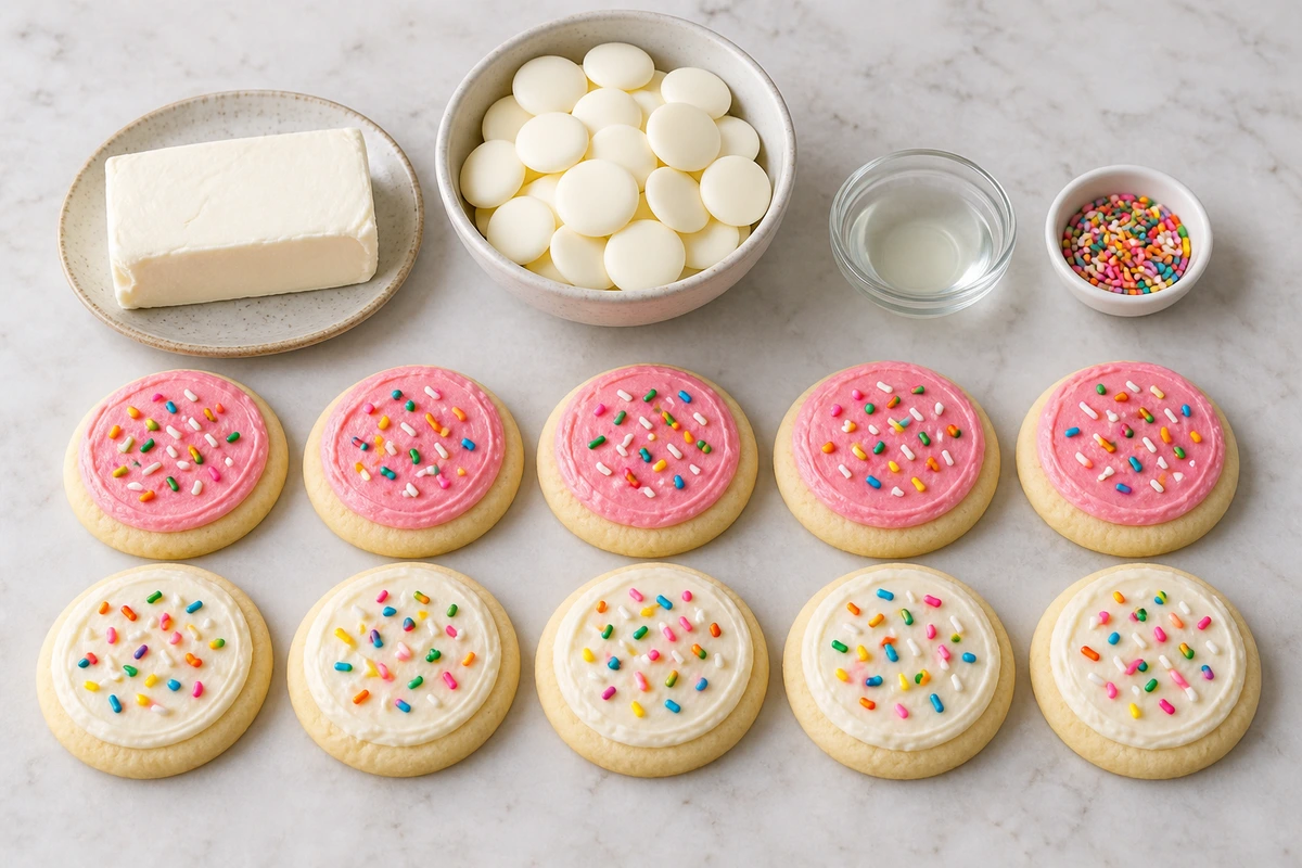 Exact measured ingredients for Lofthouse Sugar Cookie Truffles