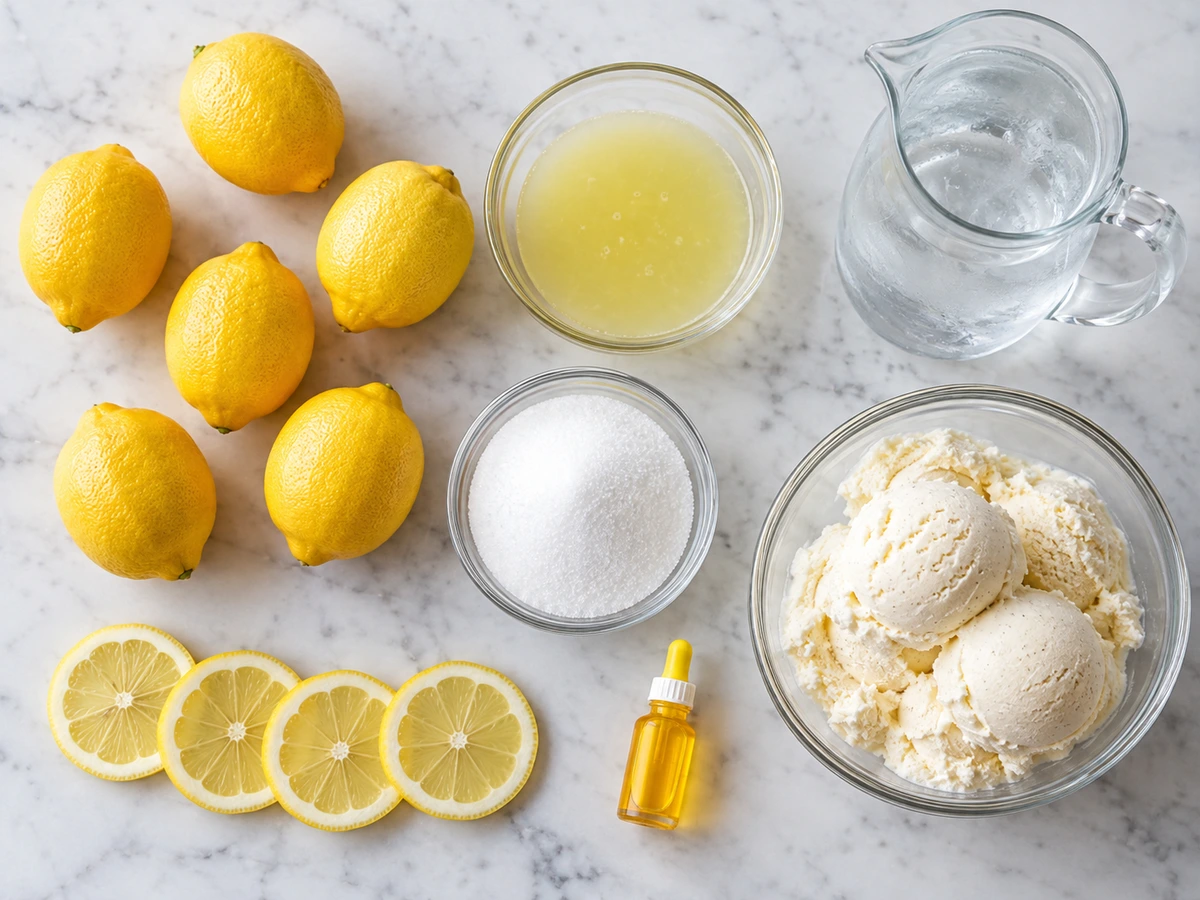 Exact measured ingredients for Chick-Fil-A Frosted Lemonade
