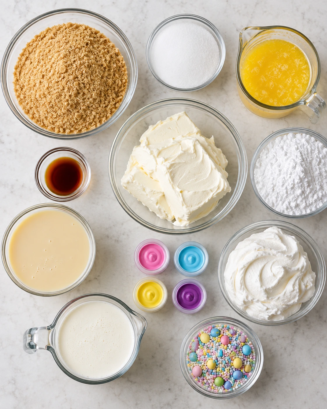 Exact measured ingredients for Easter Swirl Pie Recipe
