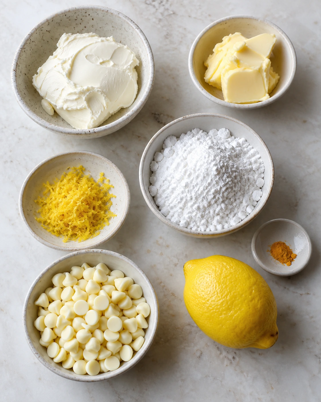 Exact measured ingredients for Lemon Truffles