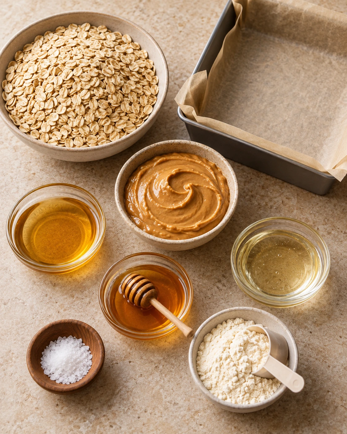 Exact measured ingredients for Cereal Bars