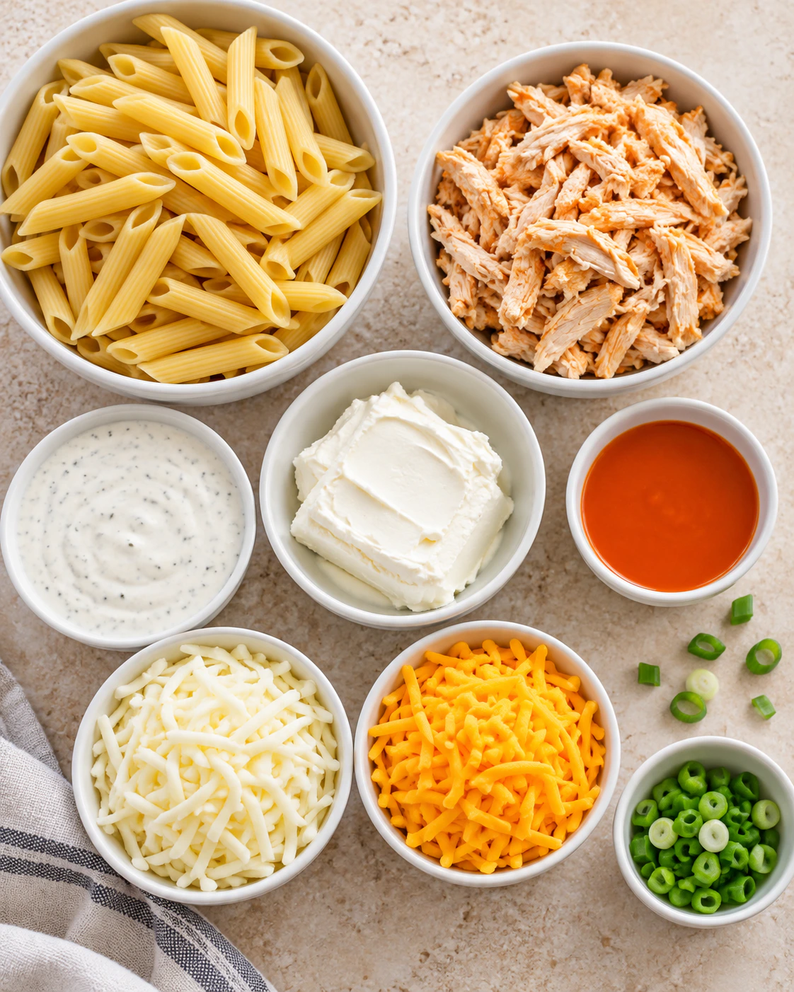 Exact measured ingredients for Spicy Cheesy Chicken Bake