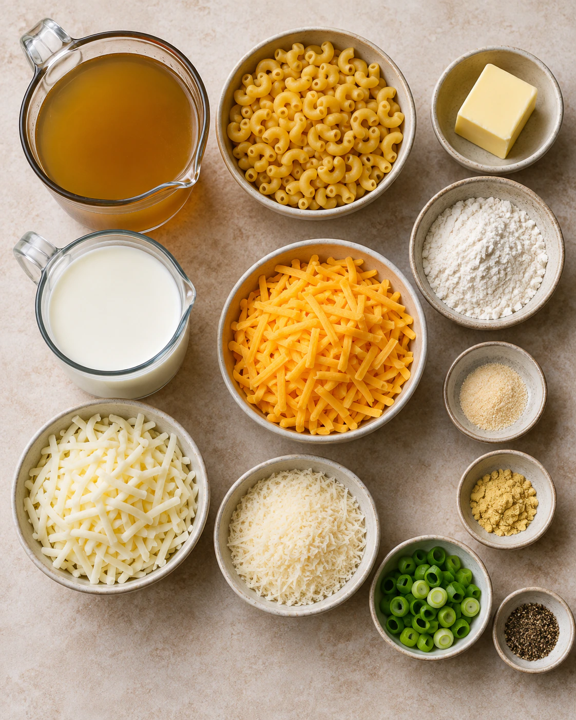 Exact measured ingredients for Cozy Comfort Bowl