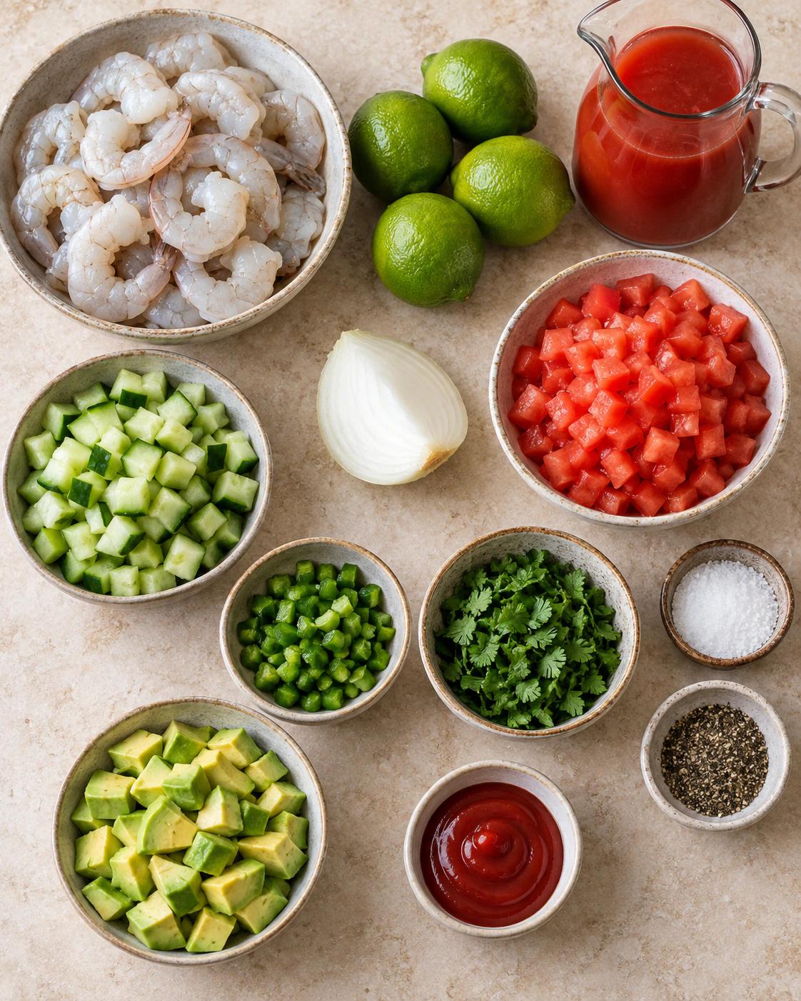 Exact measured ingredients for Fresh Citrus Seafood