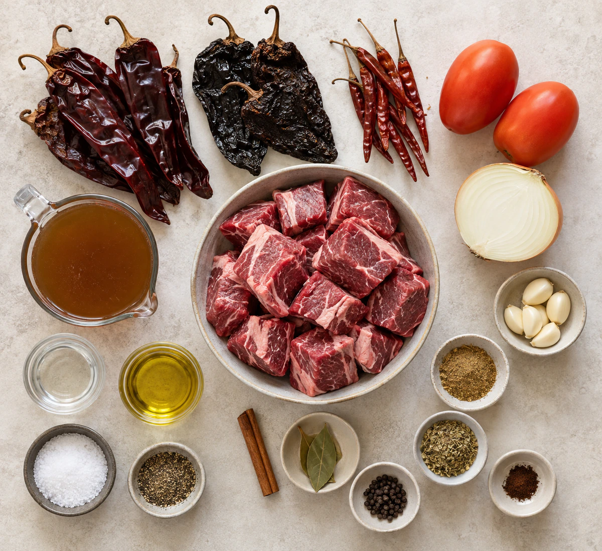 Exact measured ingredients for Rich Beef Stew