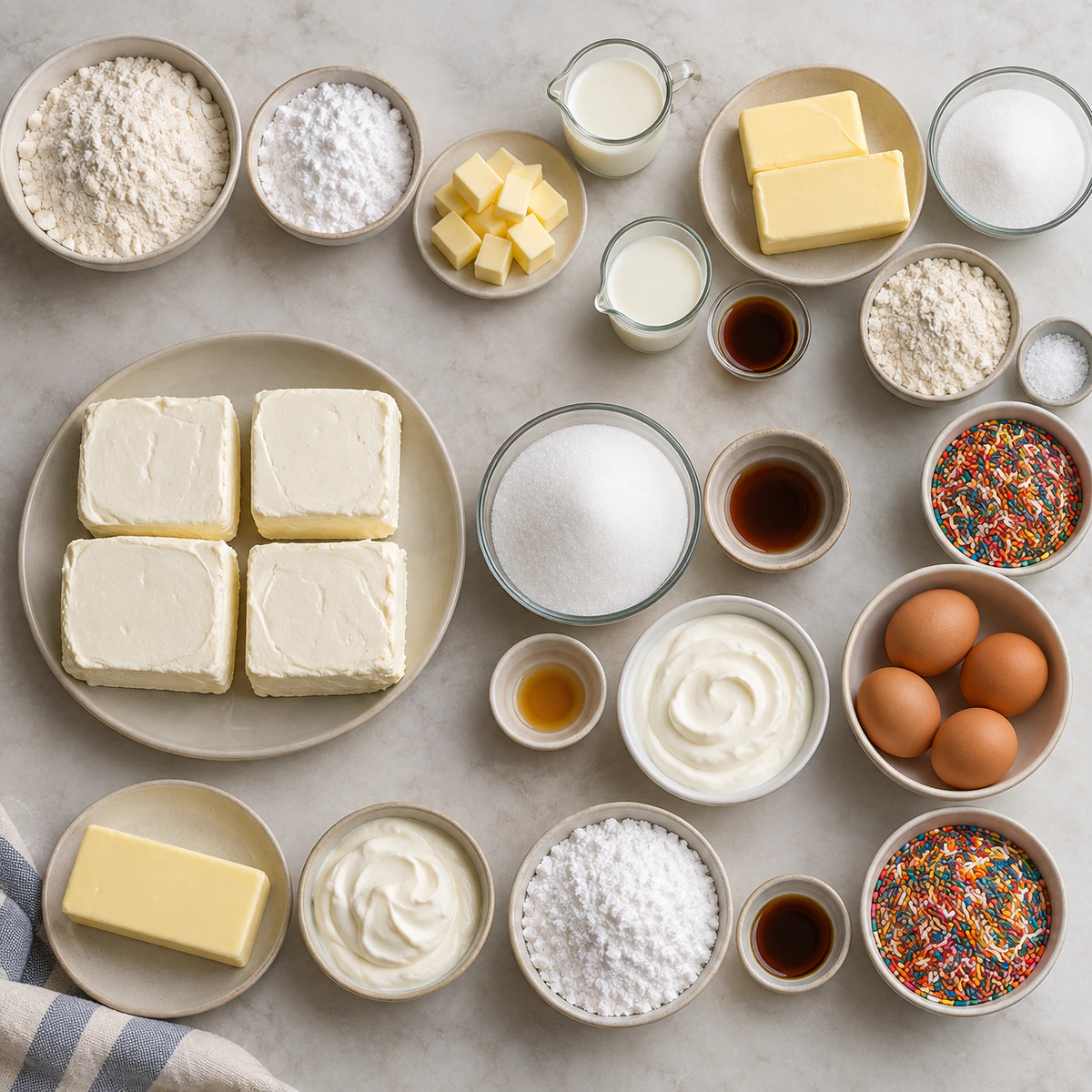 Exact measured ingredients for Sweet Cookie Delight