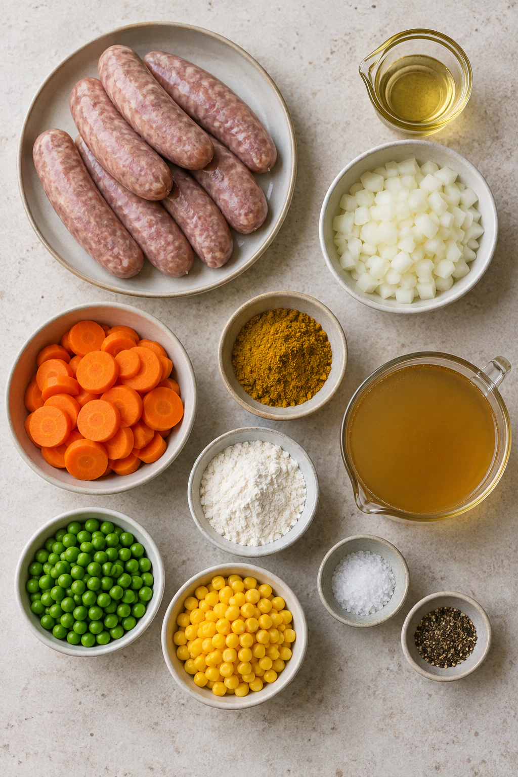 Exact measured ingredients for Easy One-Pot Family Meal