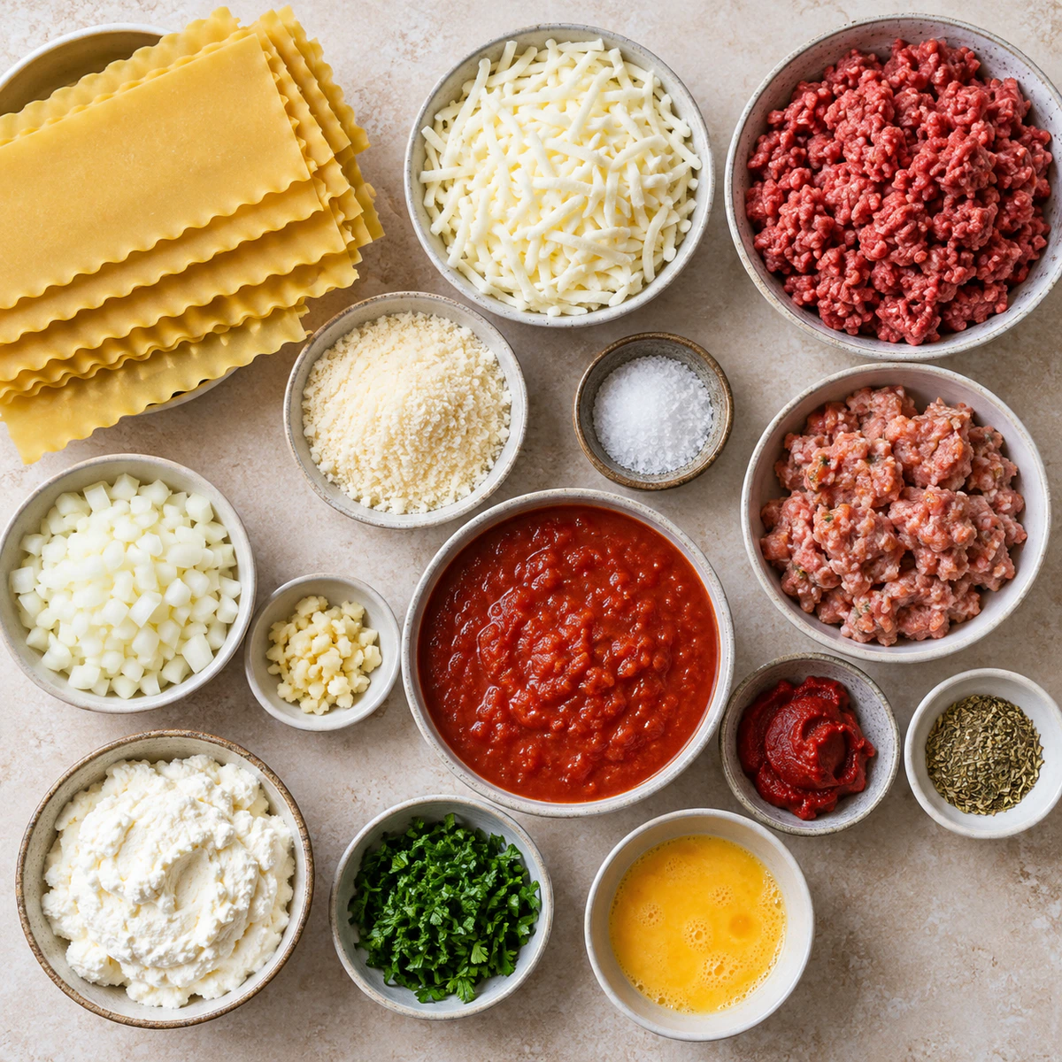 Exact measured ingredients for Classic Comfort Food