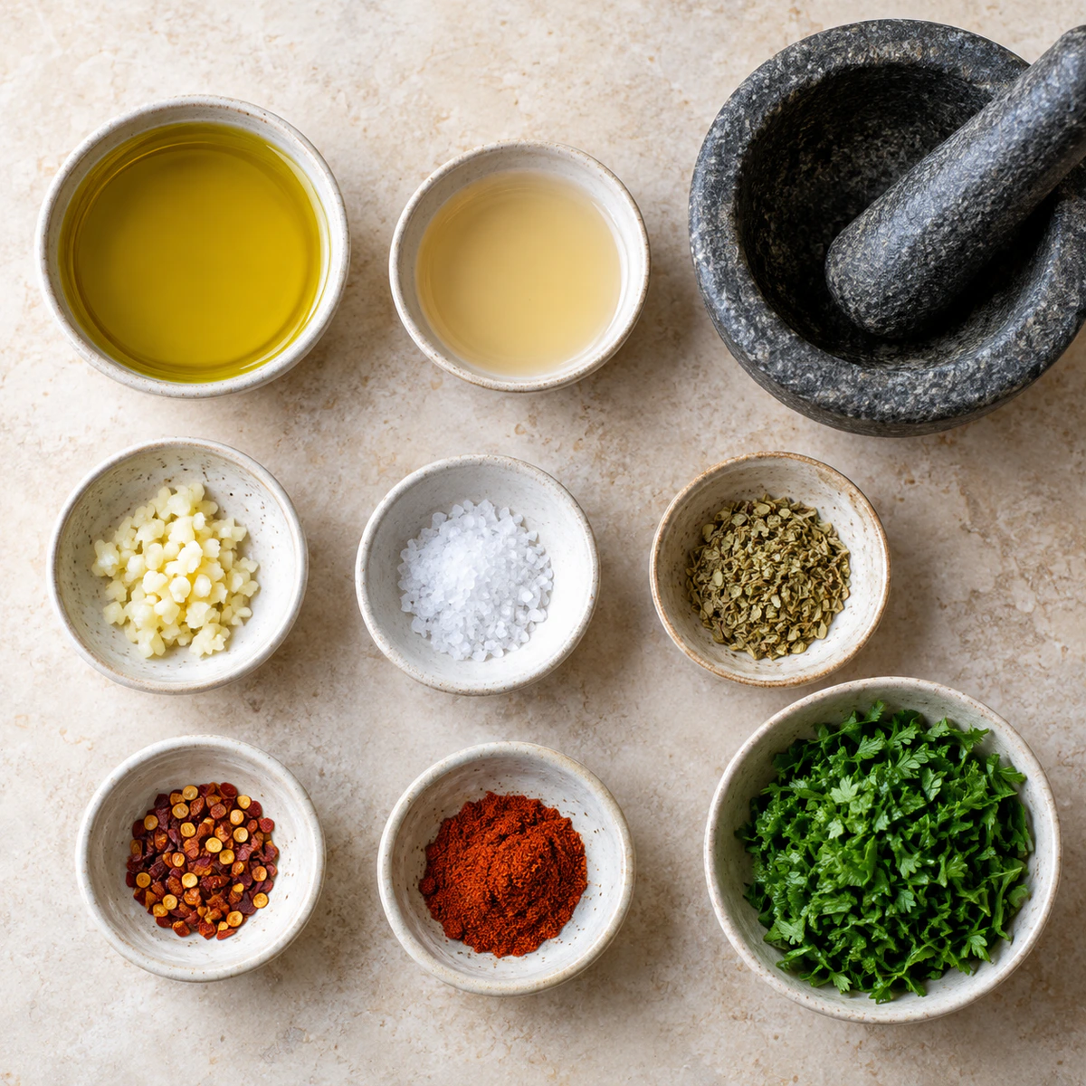 Exact measured ingredients for Fresh Herb Magic